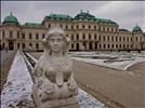 Palace and Gardens of the Belvedere - Upper Belvedere, December 2007 Vienna